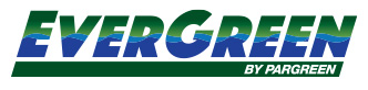 Logo With The Word &Quot;Evergreen&Quot; In Green And Blue Gradient Letters Above The Text &Quot;By Pargreen&Quot; In White On A Green Background.
