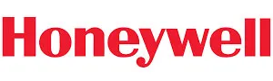 Honeywell Logo In Bold Red Letters On A White Background.